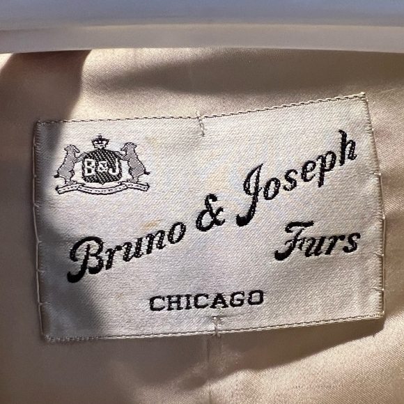 BRUNO & JOSEPH FURS RARE Gorgeous Vintage Ivory FUR COAT Chicago - Picture 4 of 13
